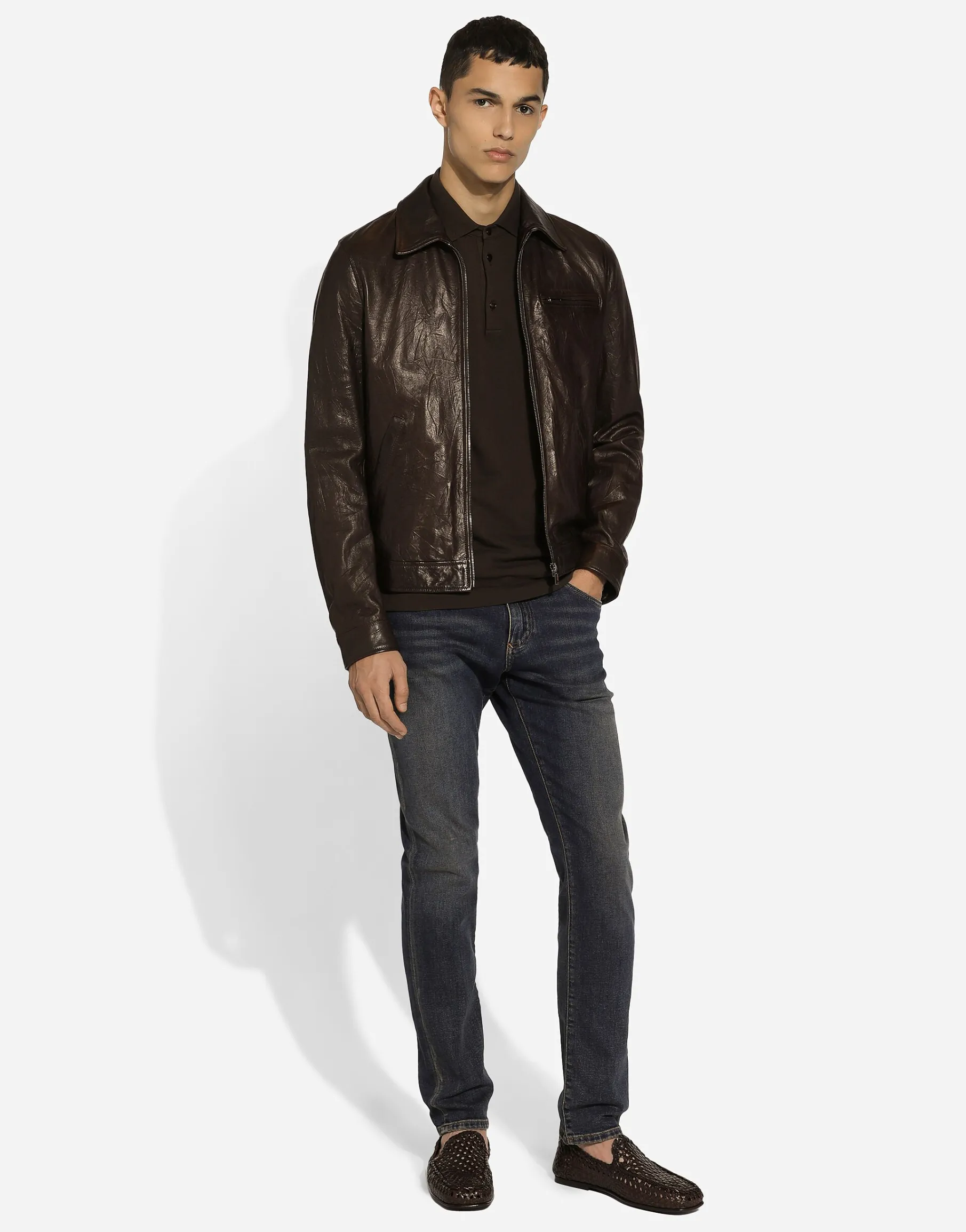 Leather jacket