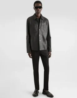 Leather shirt