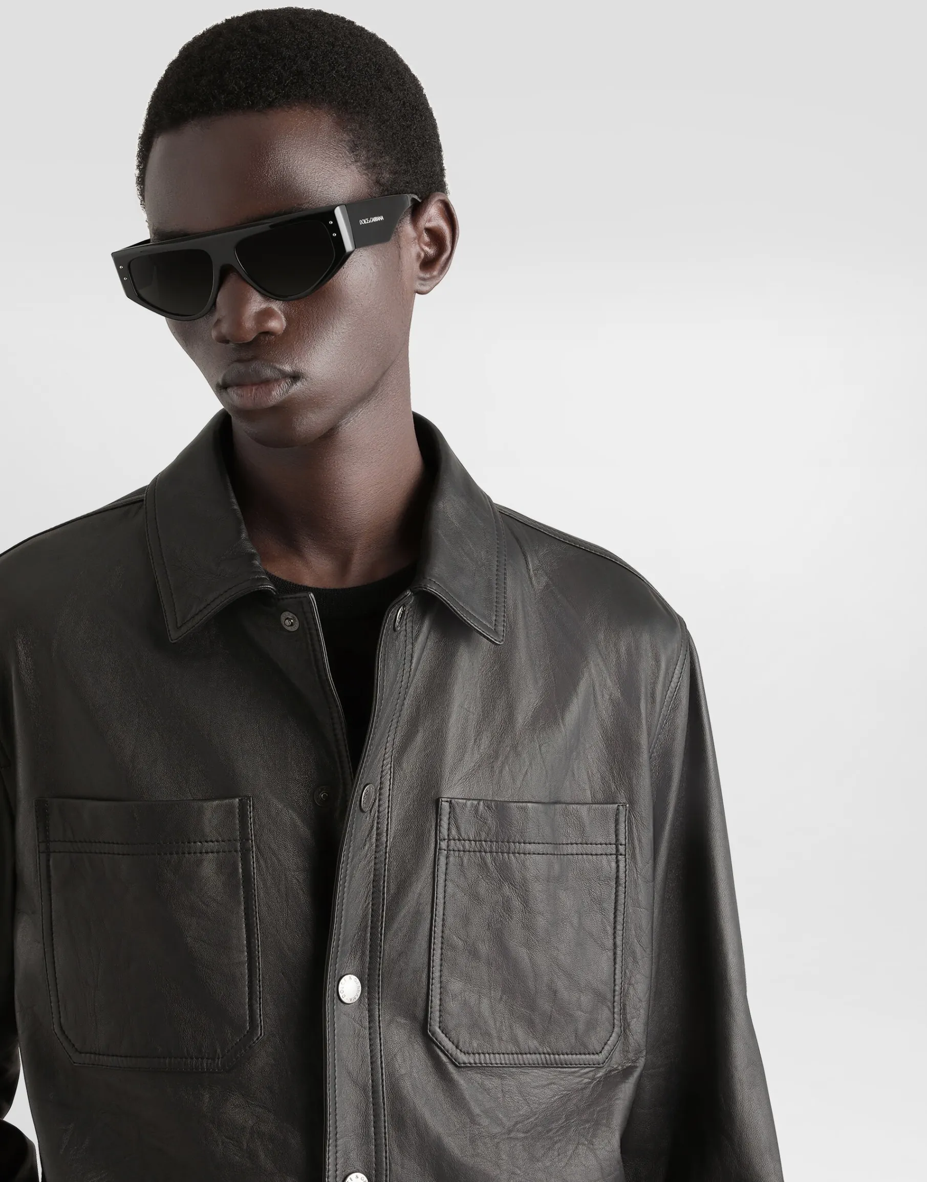 Leather shirt