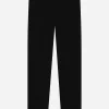 Leggings with logo tag
