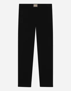 Leggings with logo tag