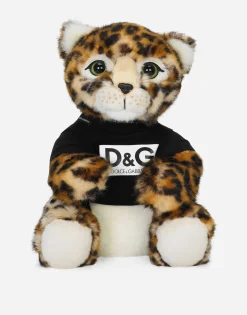 Leopard mascot soft toy