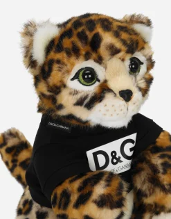 Leopard mascot soft toy