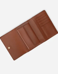 Leopard-print Crespo zip-around wallet with branded plate