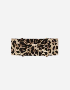 Leopard-print interlock band