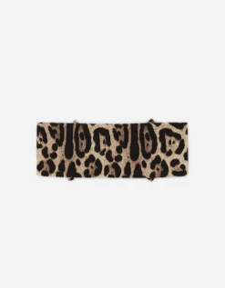 Leopard-print interlock band