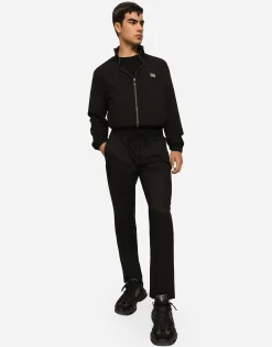 Light nylon jogging pants