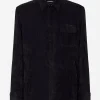 Lined corduroy shirt