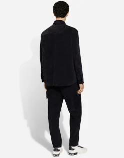 Lined corduroy shirt