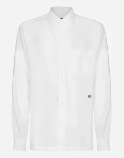 Linen Hawaiian shirt with DG hardware