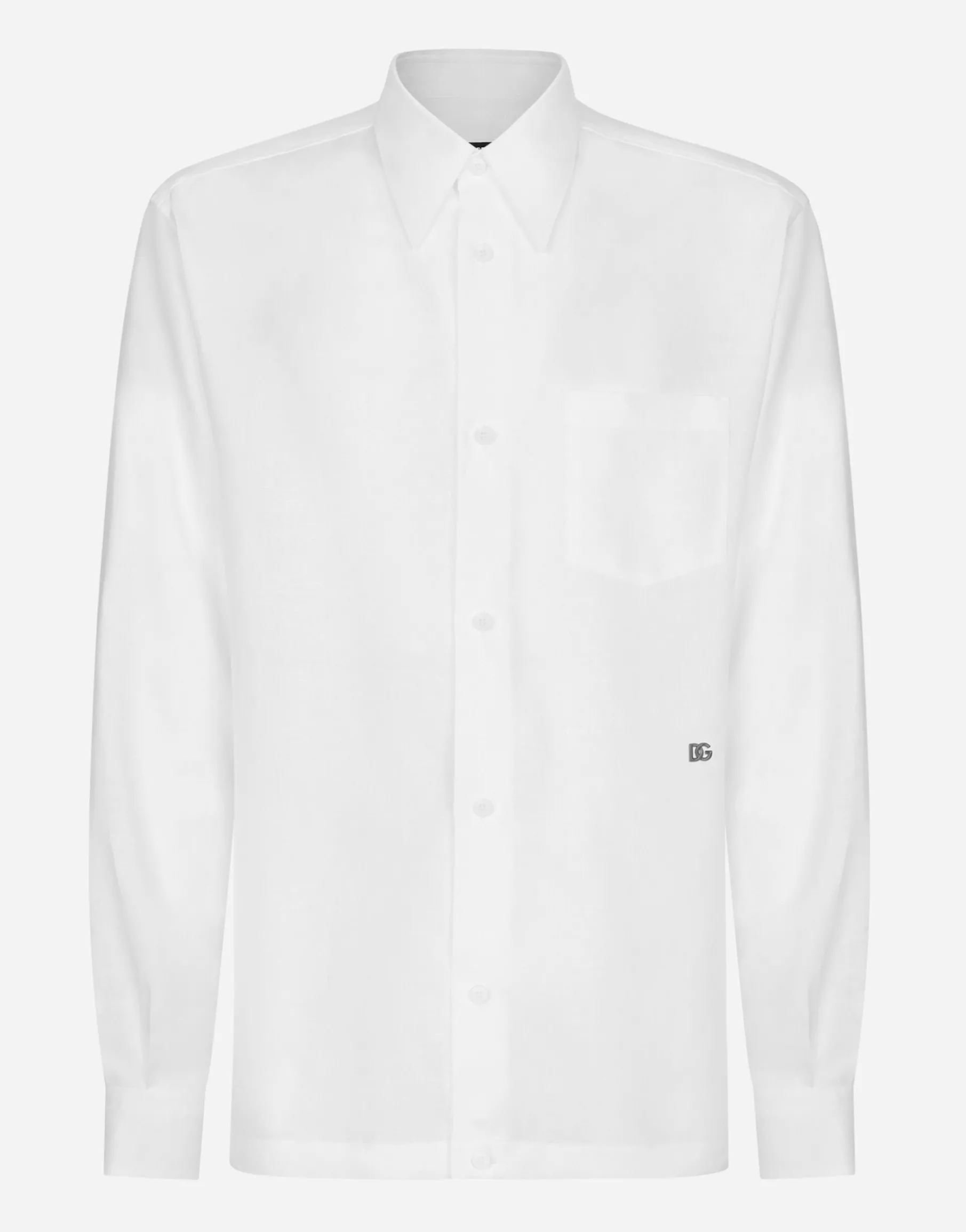 Linen Hawaiian shirt with DG hardware