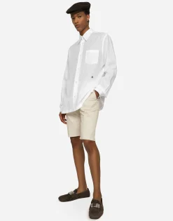 Linen Hawaiian shirt with DG hardware
