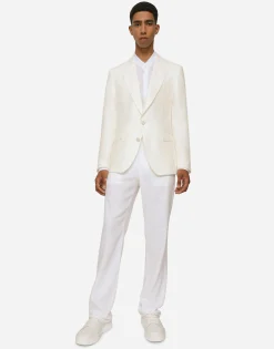 Linen Martini-fit shirt with DG hardware
