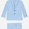 Linen single-breasted suit