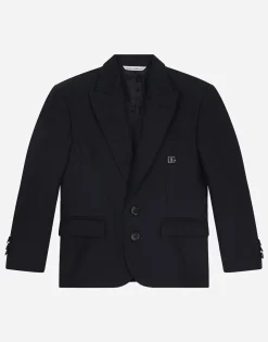 Linen single-breasted suit