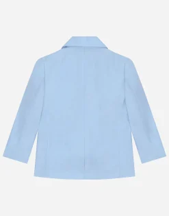 Linen single-breasted suit