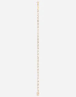 Link bracelet in 18k yellow gold and twisted wire