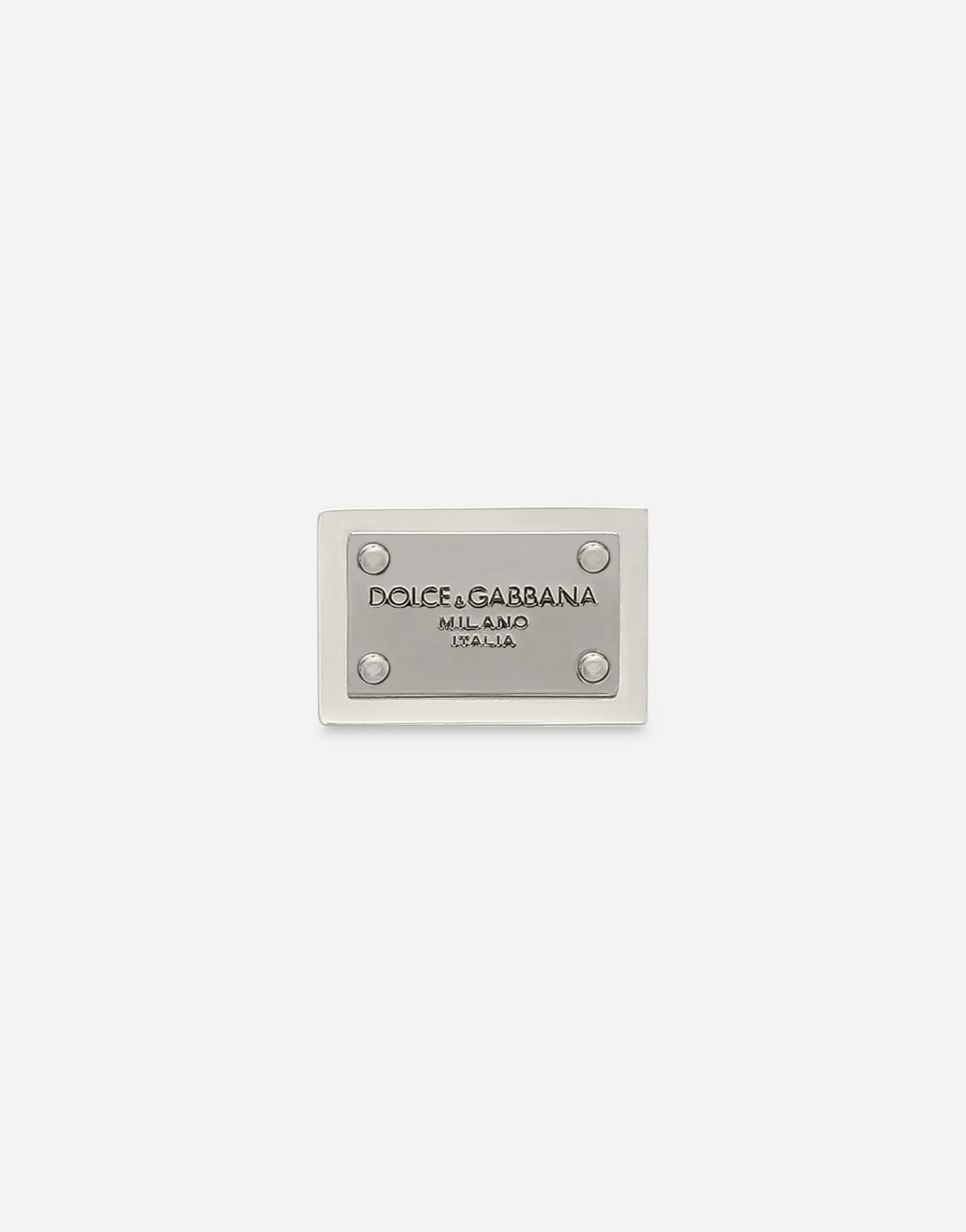 Logo tag pins brooch