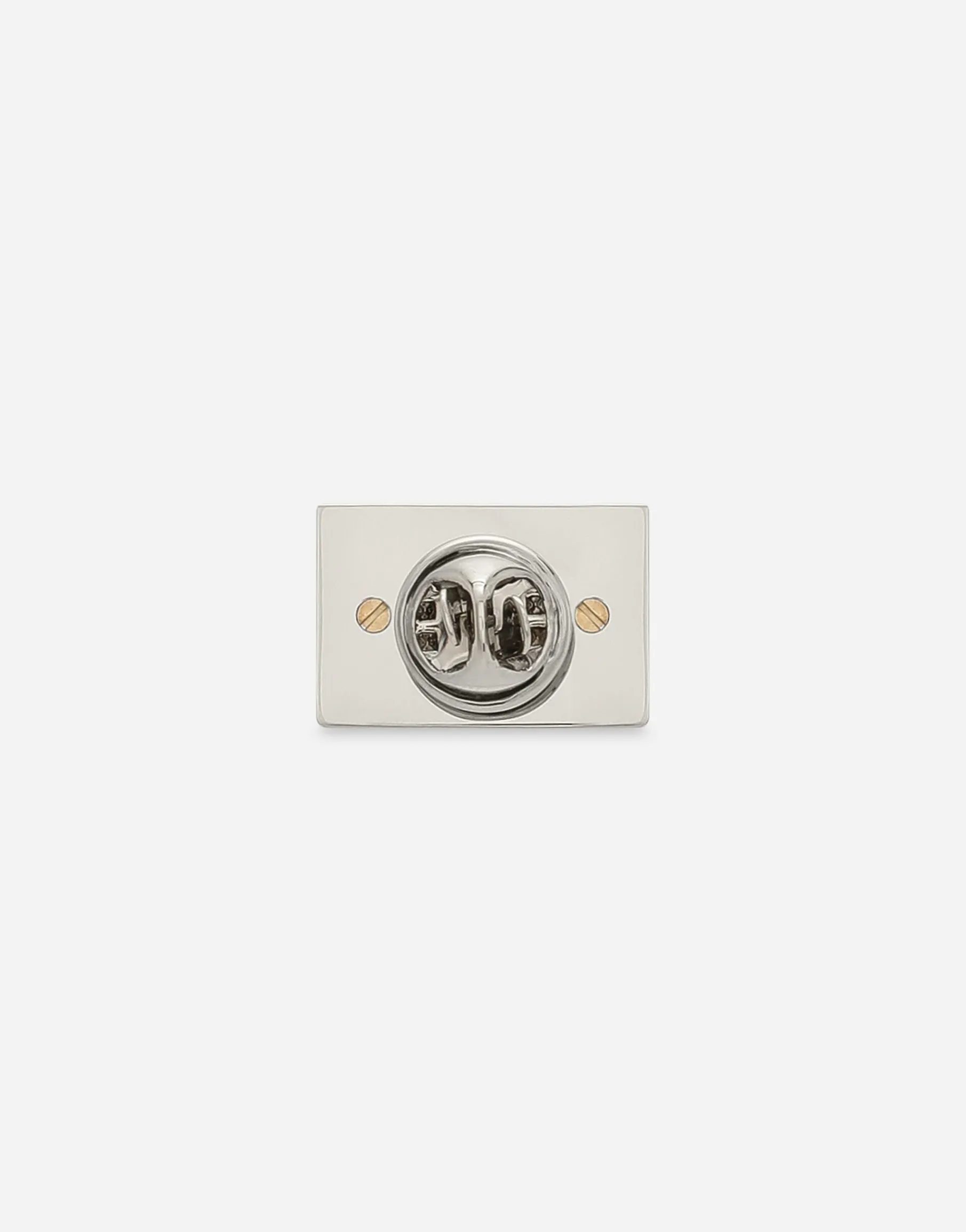 Logo tag pins brooch
