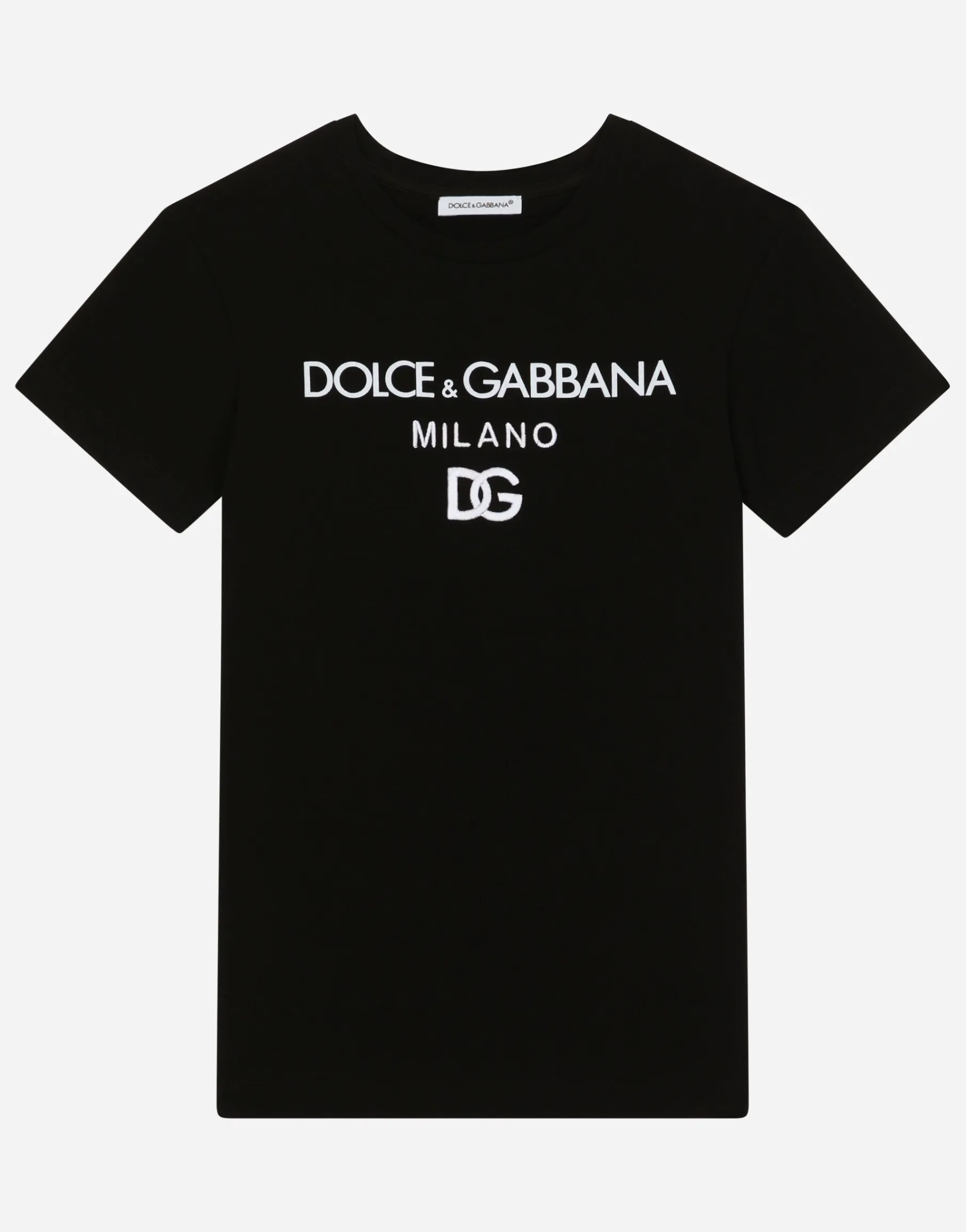 Logo-print jersey dress