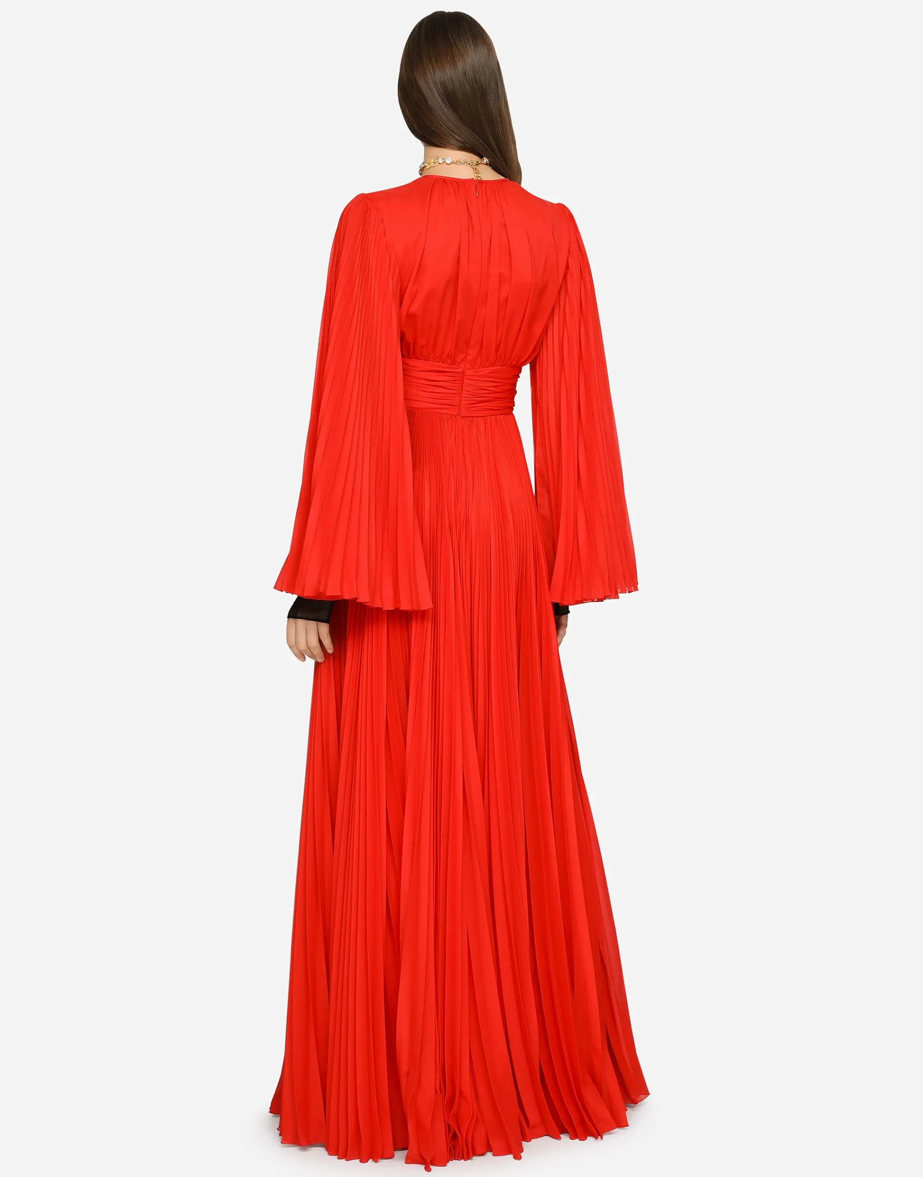 Long chiffon dress