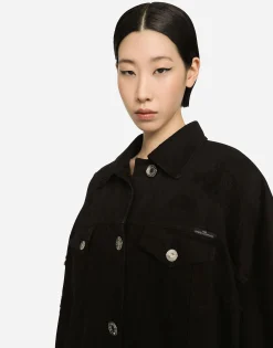 Long denim jacket