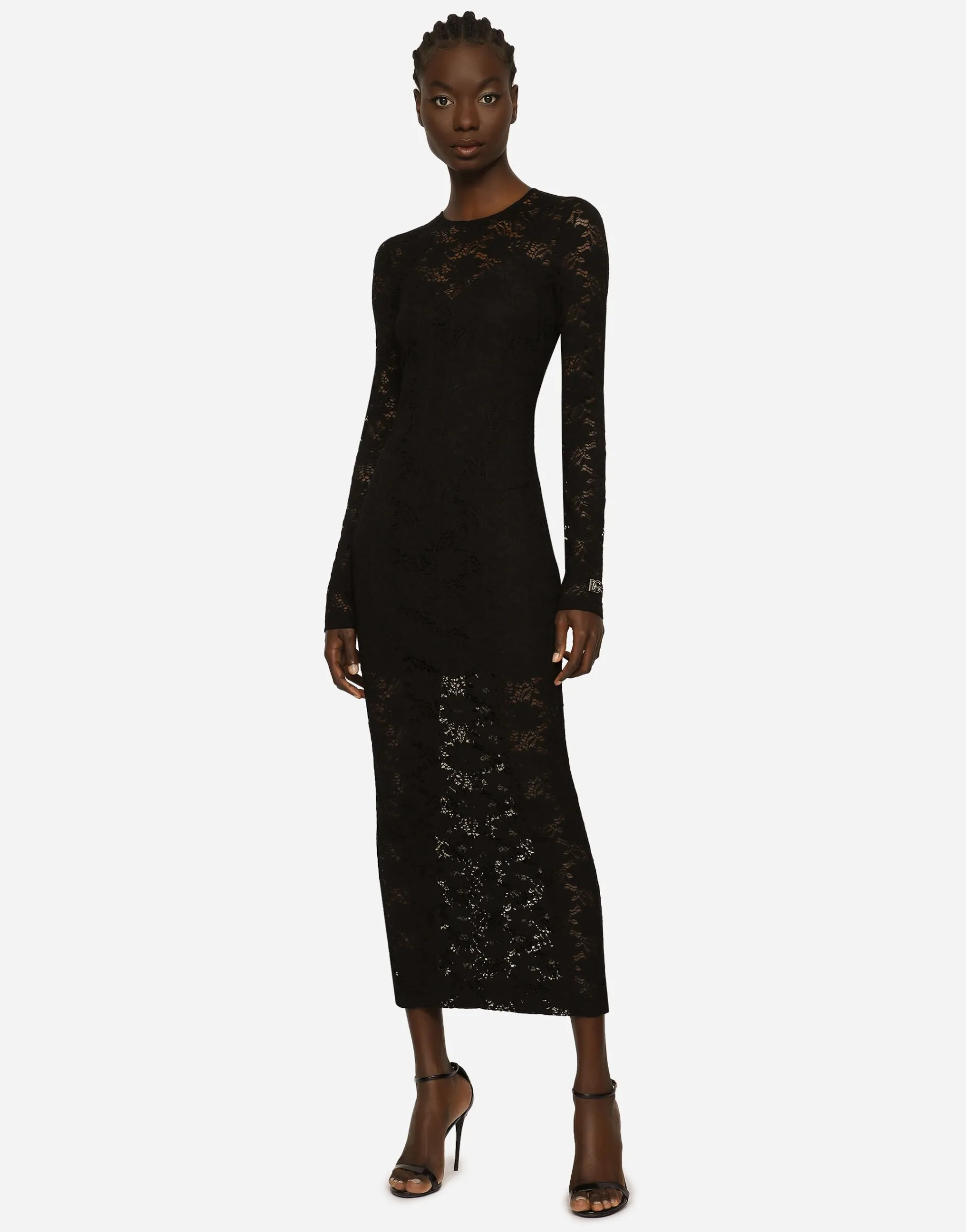 Long lace dress