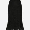 Long mermaid skirt in lace