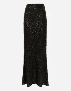 Long sequined mermaid skirt