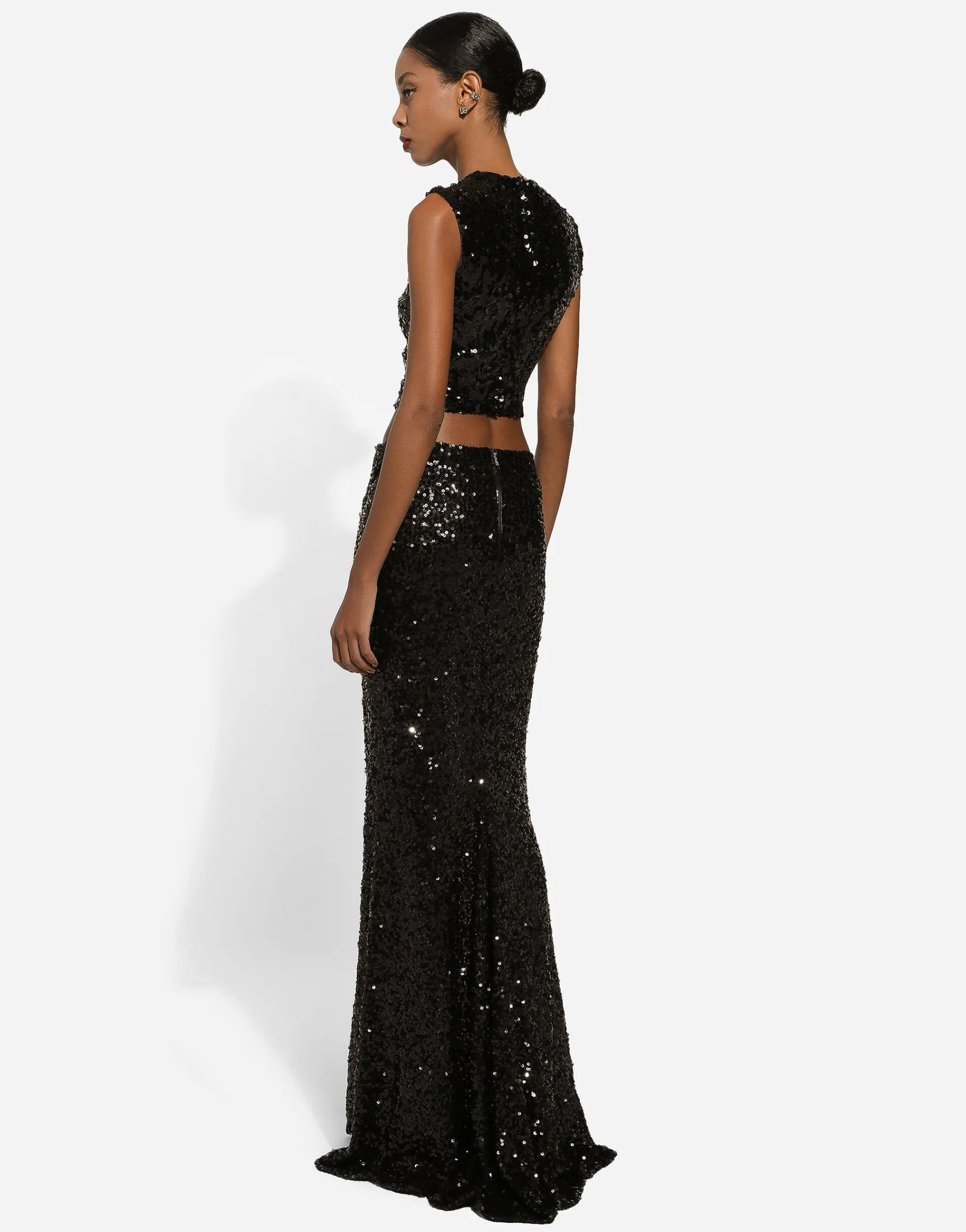 Long sequined mermaid skirt