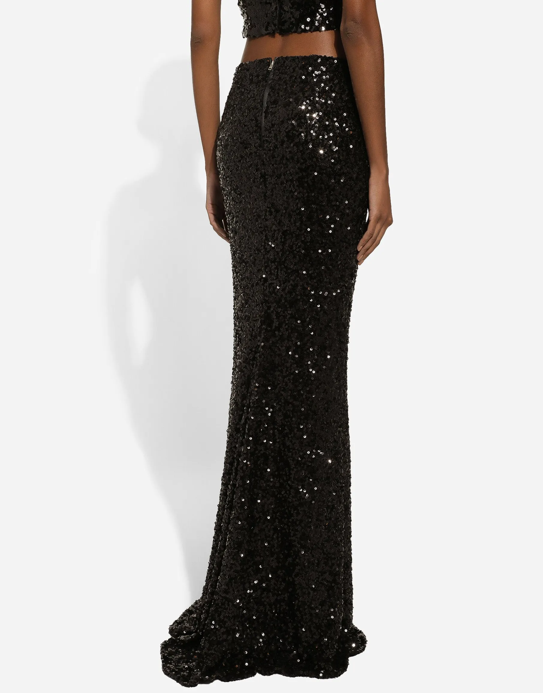 Long sequined mermaid skirt