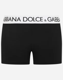 Long-leg two-way stretch cotton boxers