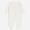 Long-sleeved jacquard knit onesie