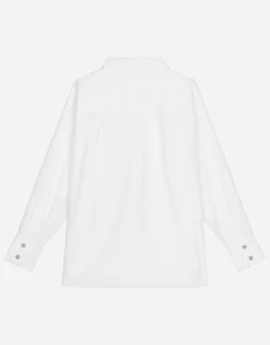 Long-sleeved poplin shirt with DG logo