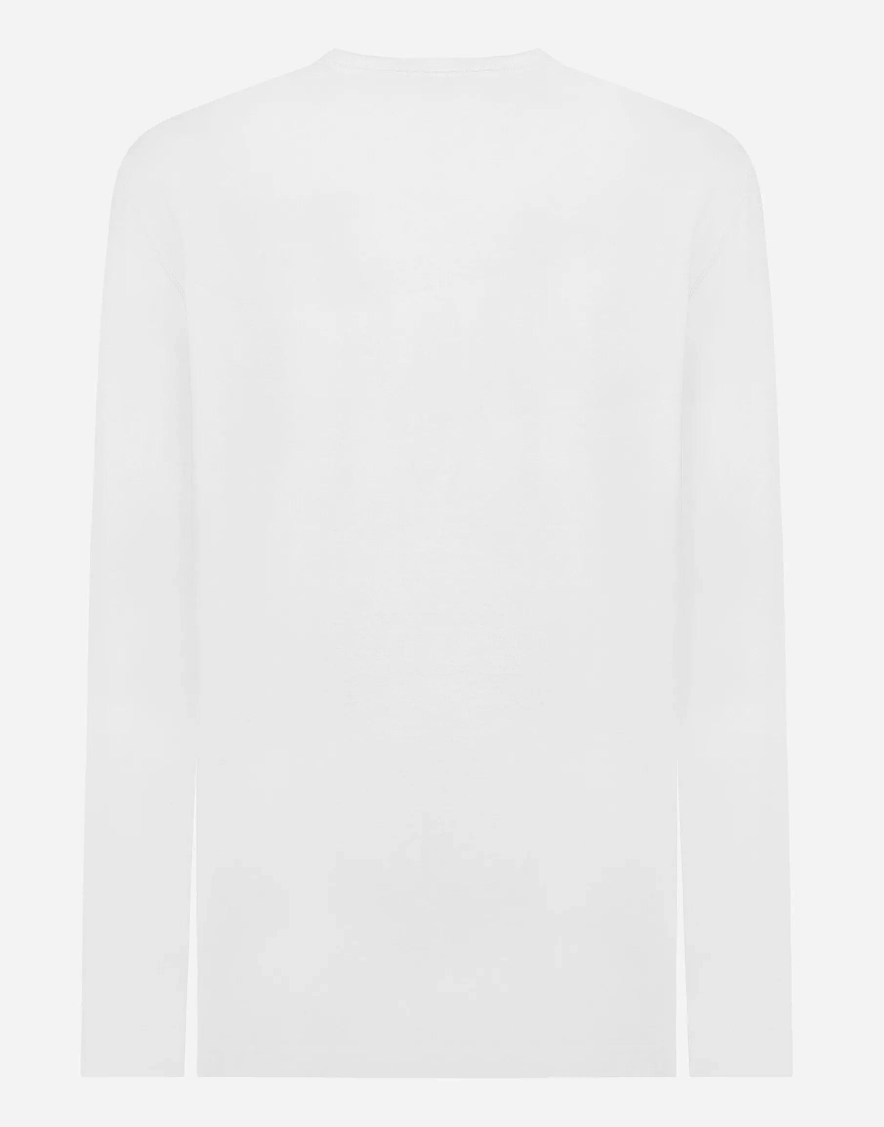 Long-sleeved T-shirt with logo tag