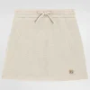 Lurex jersey skirt with DG logo