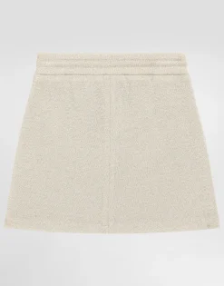 Lurex jersey skirt with DG logo