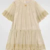 Lurex tulle dress