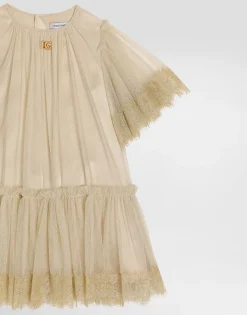 Lurex tulle dress
