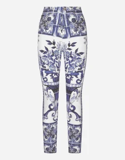 Majolica-print Grace jeans