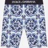 Majolica-print interlock cycling shorts