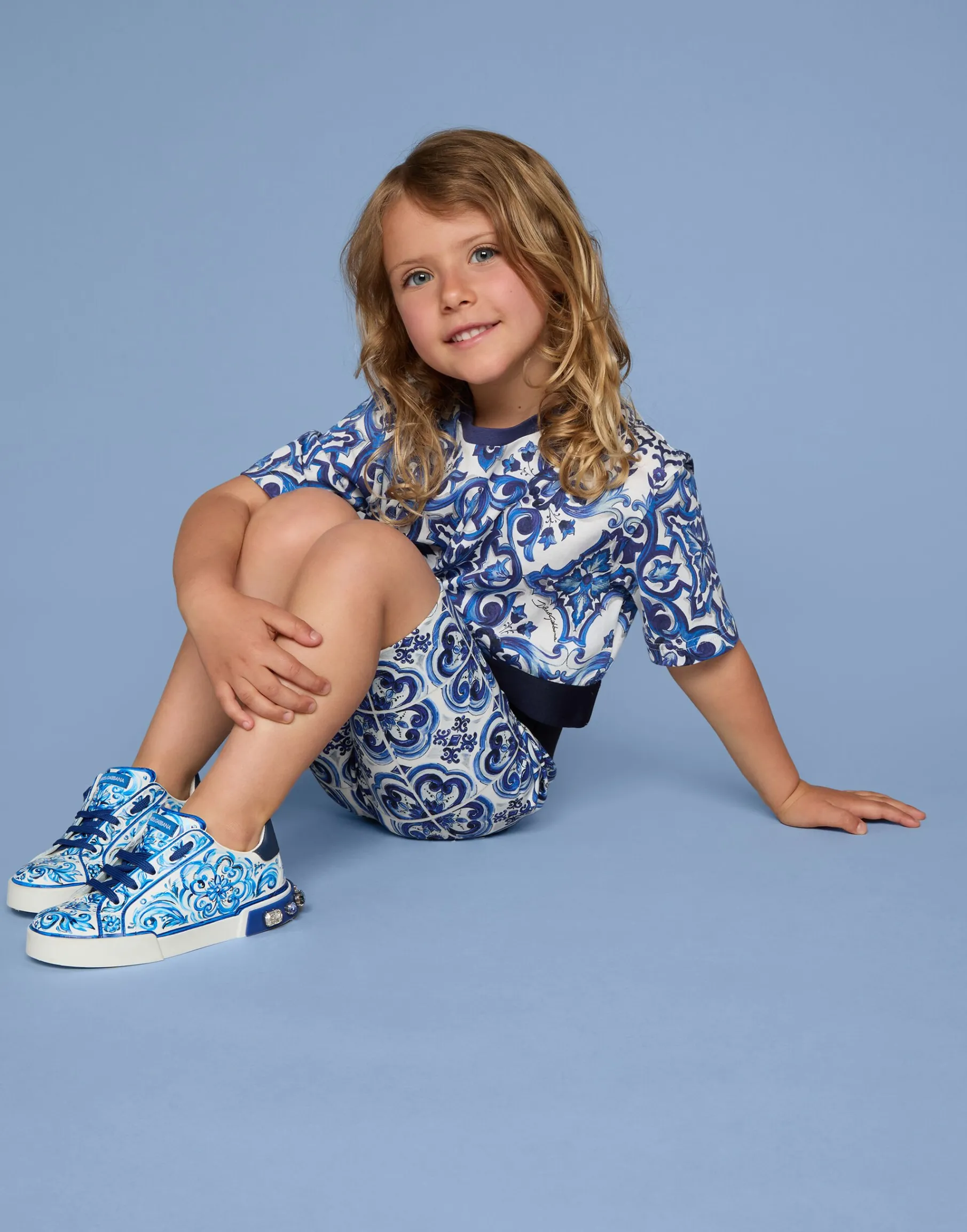 Majolica-print Portofino Light sneakers