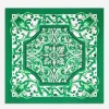 Majolica-print silk bandanna (70x70)