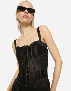 Marquisette corset belt