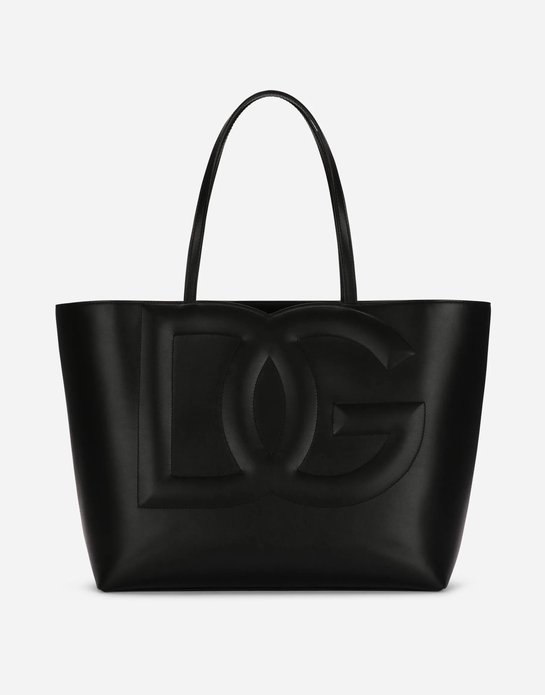 Medium calfskin DG Logo Bag shopper