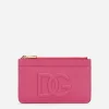 Medium calfskin DG Logo card holder