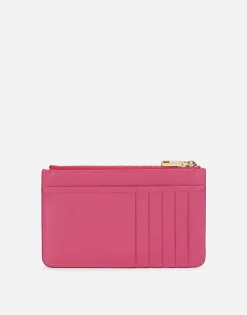 Medium calfskin DG Logo card holder