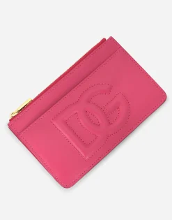 Medium calfskin DG Logo card holder