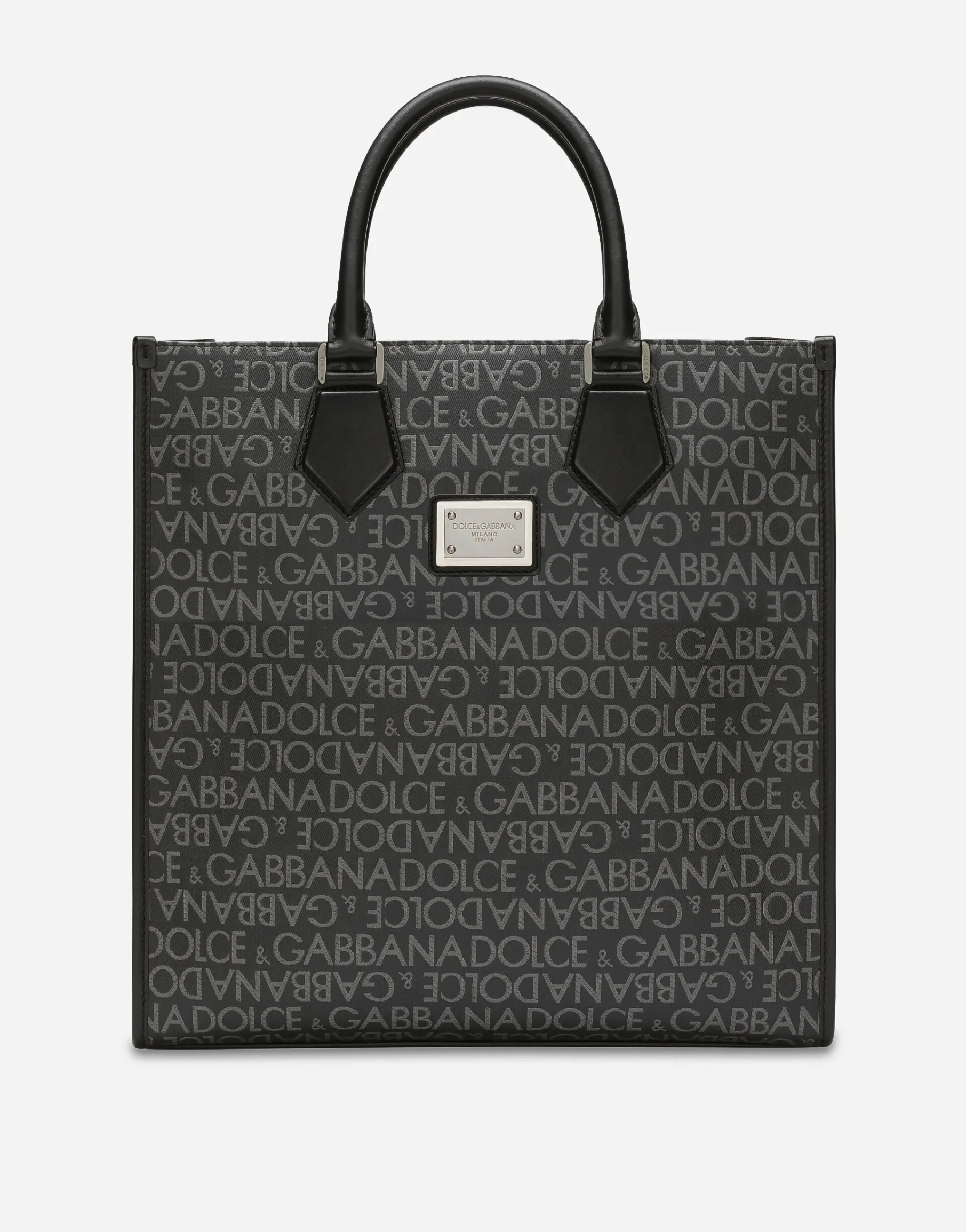 Medium coated jacquard shopper