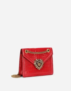 Medium crocodile skin Devotion bag